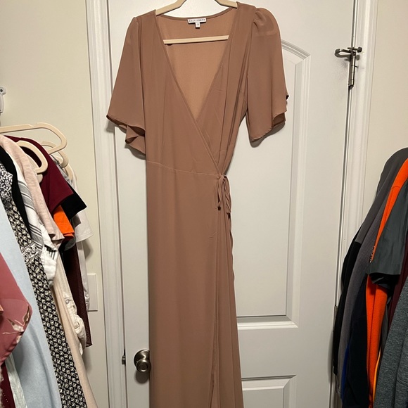 Baltic Born Dresses & Skirts - Baltic Born Blush Wrap Maxi Dress